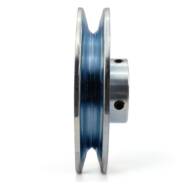 Saelno V-Belt Pulley 5 Inch Steel Zinc Plated Power-3