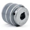 Saelno V-Belt Pulley 2 Groove Cast Iron Power Transmission-0