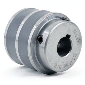 Saelno V-Belt Pulley 2 Groove Cast Iron Power Transmission-0
