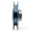 Saelno V-Belt Pulley 5 Inch Steel Zinc Plated Power-3