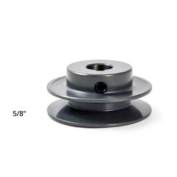 QWORK V-Belt Pulley Cast Iron Fixed Bore 5/8 Inch Shaft-5
