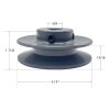 CMFG V-Belt Pulley 3.15in Cast Iron 1 Groove-1