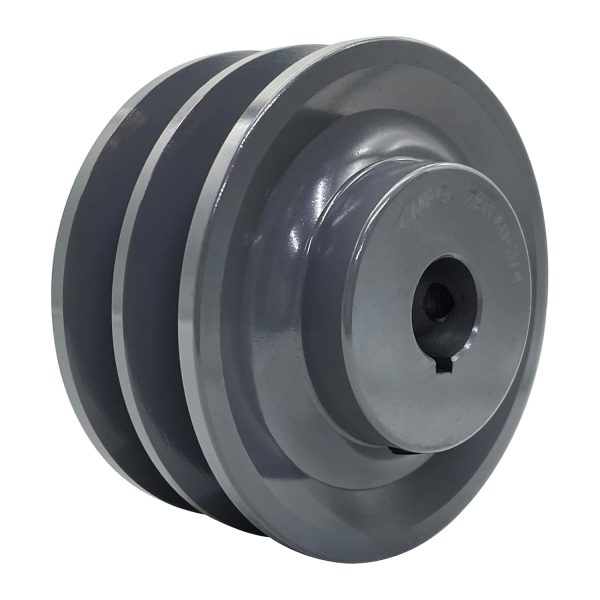 CMFG V-Belt Pulley Cast Iron 2 Groove Industrial Use-3