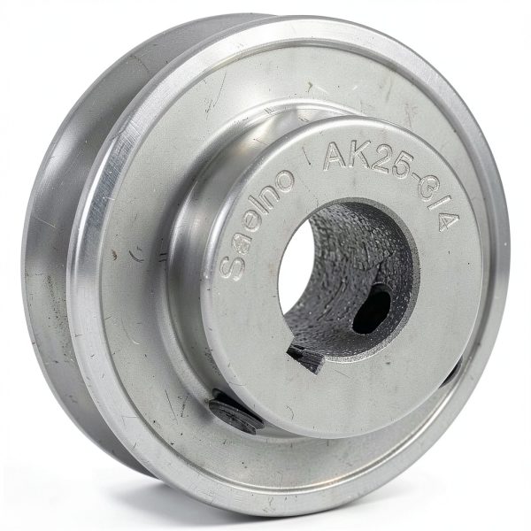 Saelno V-Belt Pulley 2.5 Inch Cast Iron Power Transmission-0
