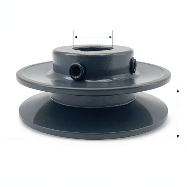 CMFG V-Belt Pulley 2.95in Cast Iron 1 Groove-1