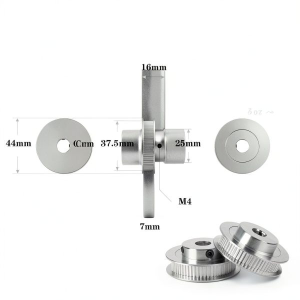 Newwish GT2 Timing Pulley Aluminum 5mm Bore 60 Teeth-1
