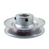 Saelno 4 Inch V-Belt Pulley Steel Zinc-Plated Power-1