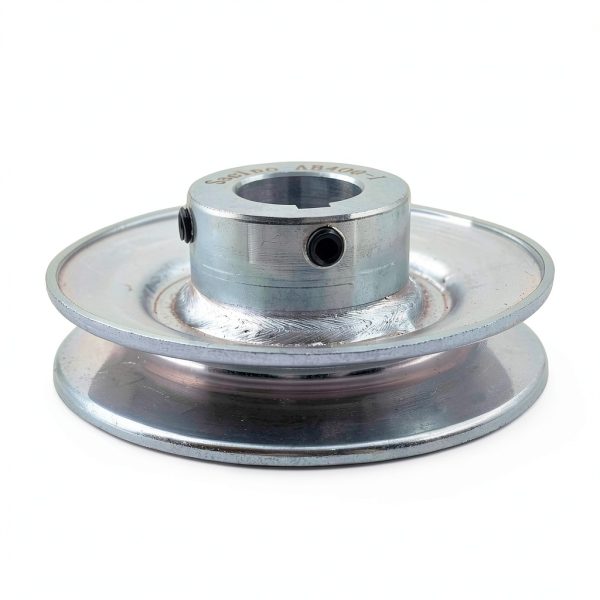Saelno 4 Inch V-Belt Pulley Steel Zinc-Plated Power-1