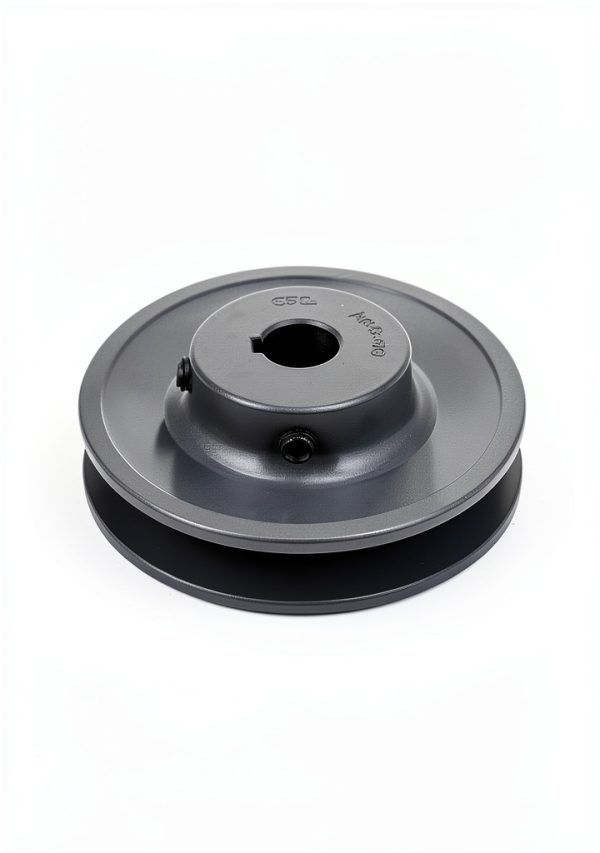 QWORK Cast Iron V-Belt Pulley 3.75 Inch Fixed Bore-4