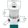 SHCEEC Aluminum Timing Belt Pulley 20T 5MM Bore 3D Printer-1