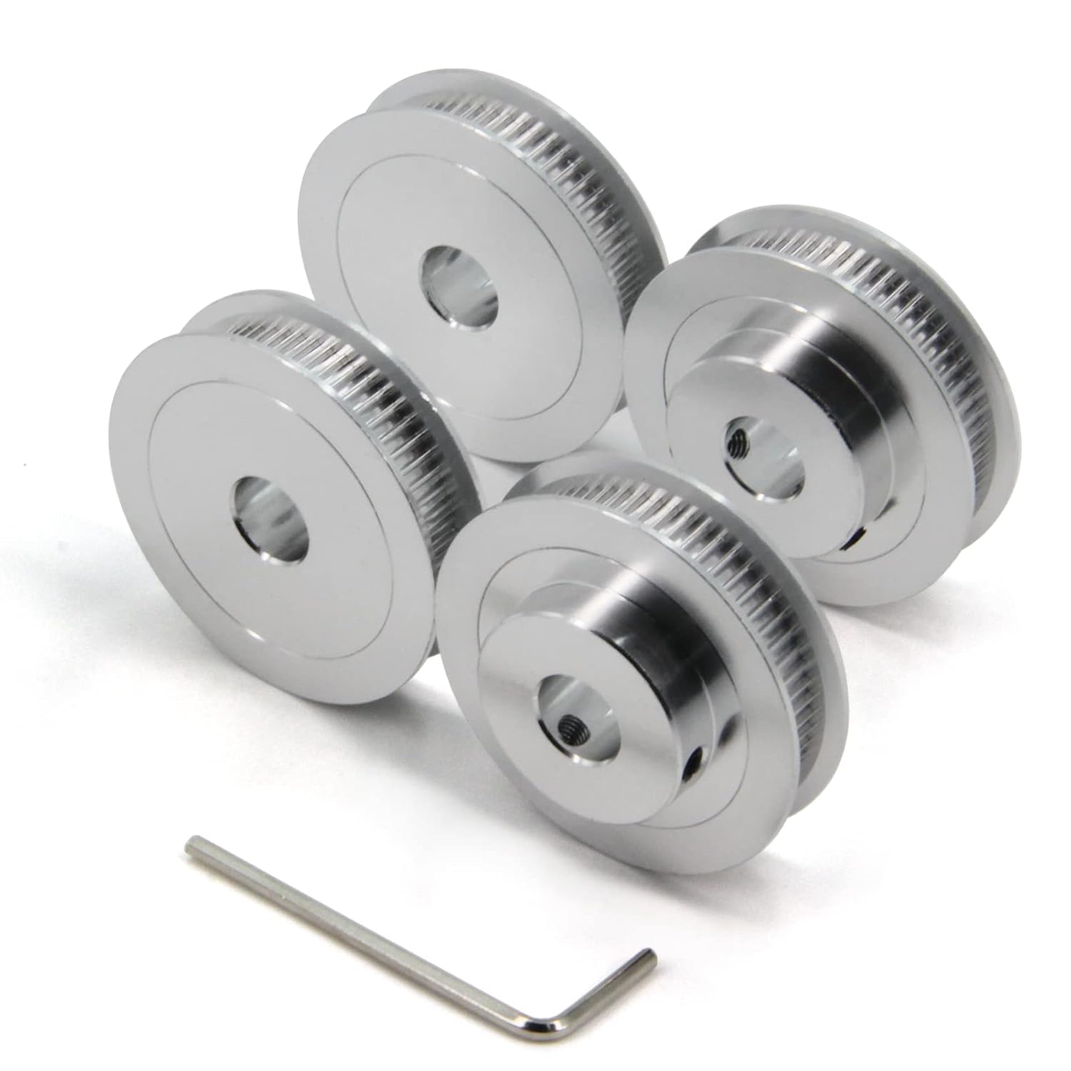 Yeebyee GT2 timing pulley installed on a CNC milling machine