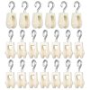 SHINICO Nylon Pulley 20PCS Plastic Hook Radio Antenna-0