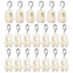 SHINICO Nylon Pulley 20PCS Plastic Hook Radio Antenna-0