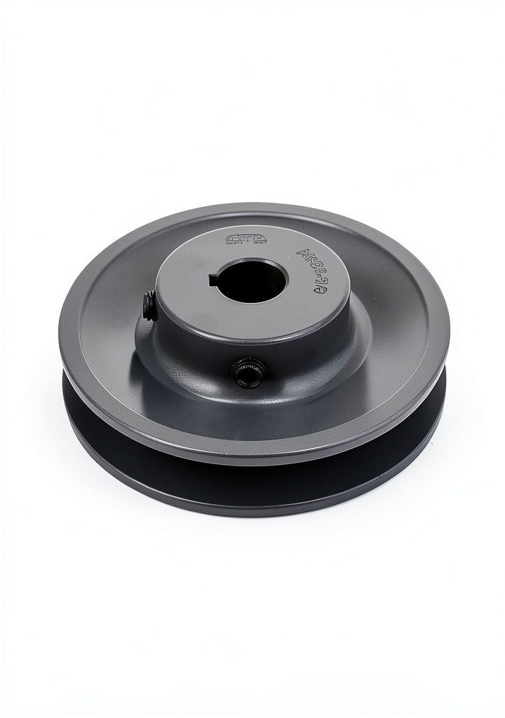QWORK V-belt pulley mounted on industrial machinery
