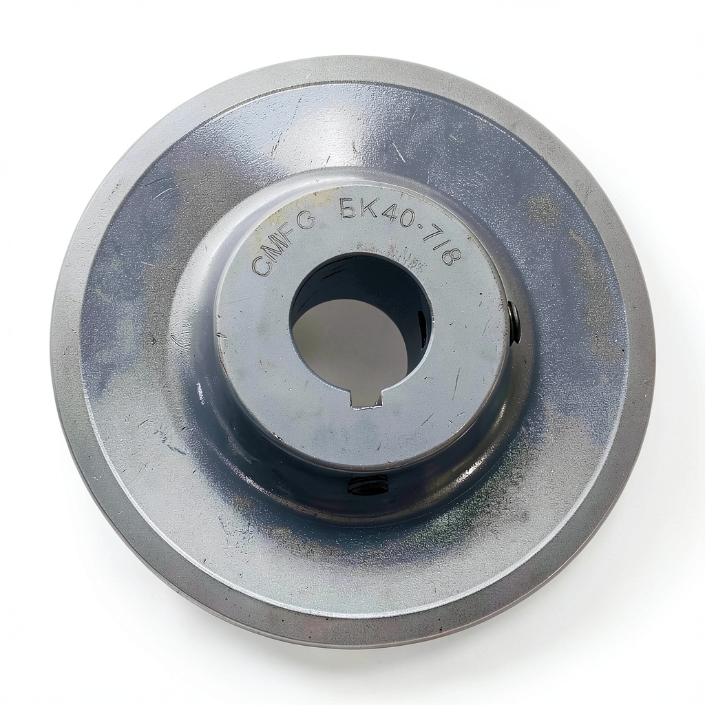 CMFG V‑belt pulley installed on an industrial conveyor