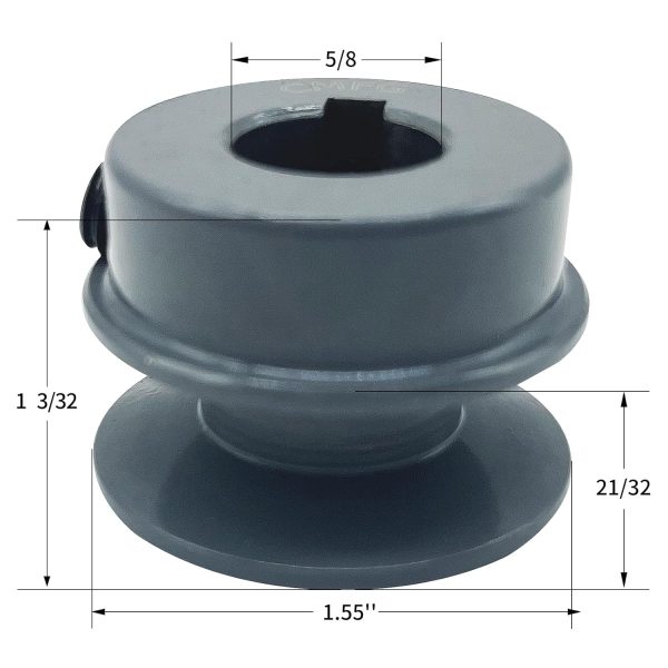 CMFG V-Belt Pulley Cast Iron Fixed Bore Power Transmission-1