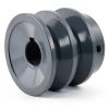 Saelno V-Belt Pulley 2 Groove Cast Iron Power Transmission-4