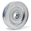 Saelno 4 Inch V-Belt Pulley Steel Zinc-Plated Power-2
