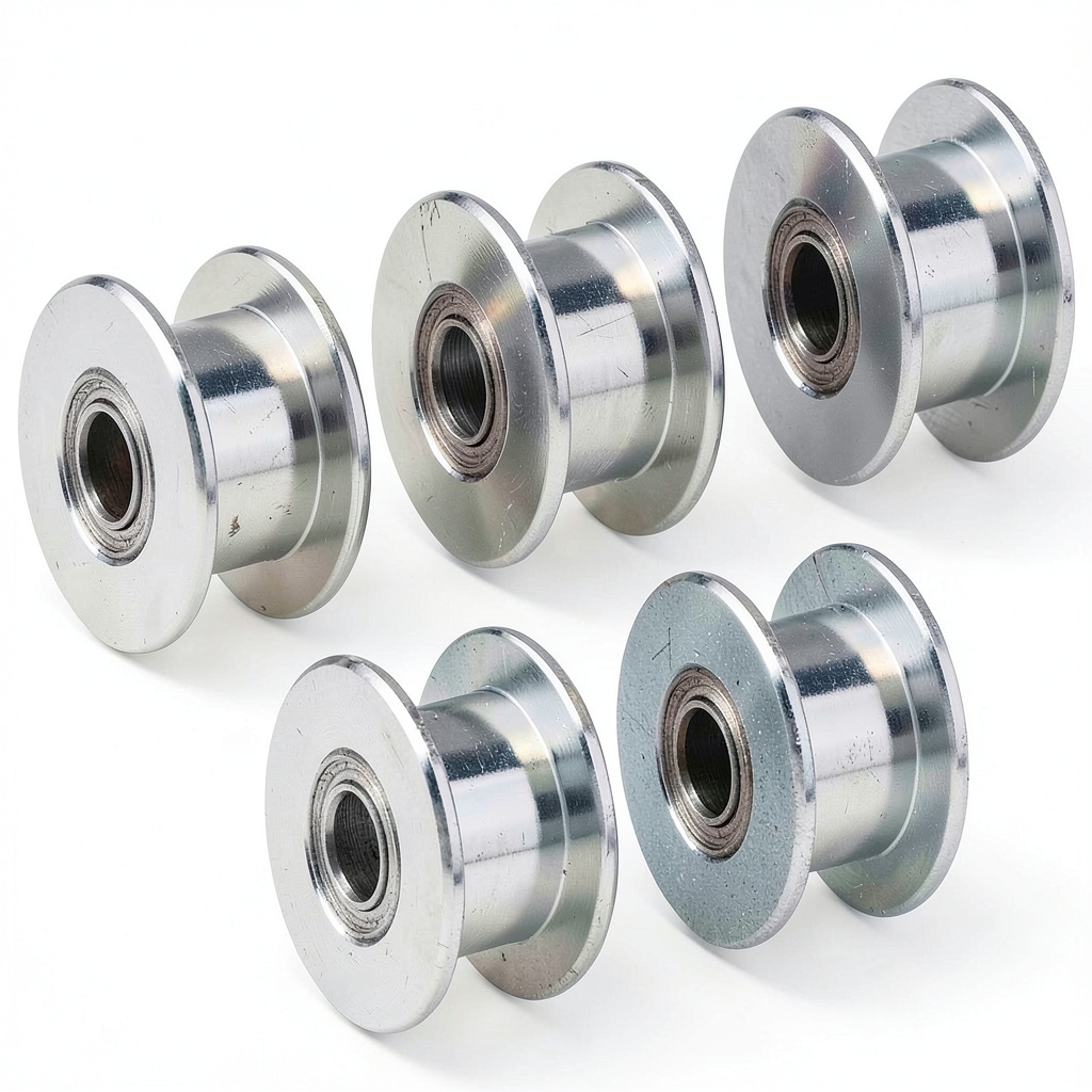 DiGiYes timing belt pulleys installed on a CNC machine