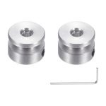 uxcell Aluminum Single Groove Pulley 5mm Bore 16mm OD-0