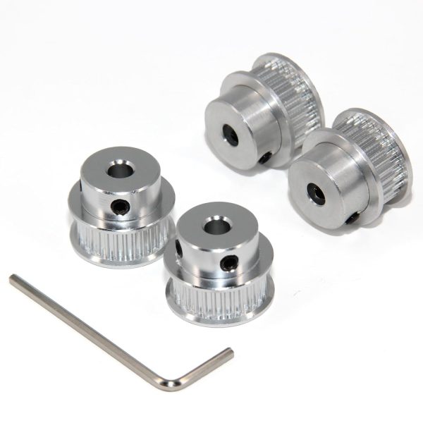 GT2 Timing Pulley Yeebyee Aluminum 30T 5mm Bore-3