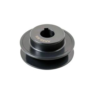 QWORK V-Belt Pulley Cast Iron Fixed Bore 5/8 Inch Shaft-0