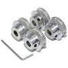 GT2 Timing Pulley 40T 8mm Bore Aluminum Yeebyee Industrial-3
