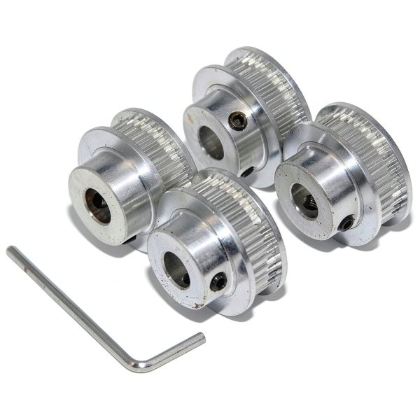 GT2 Timing Pulley 40T 8mm Bore Aluminum Yeebyee Industrial-3