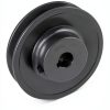 QWORK Cast Iron V-Belt Pulley 3.75 Inch Fixed Bore-1