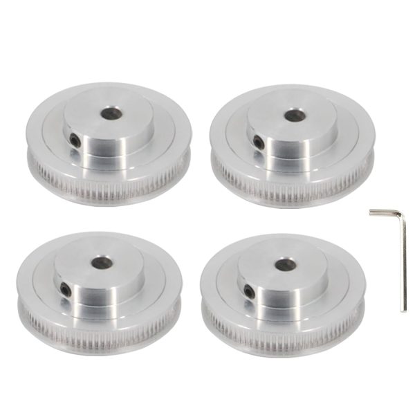 GT2 Timing Pulley Yeebyee Aluminum 80T 6mm Bore-3