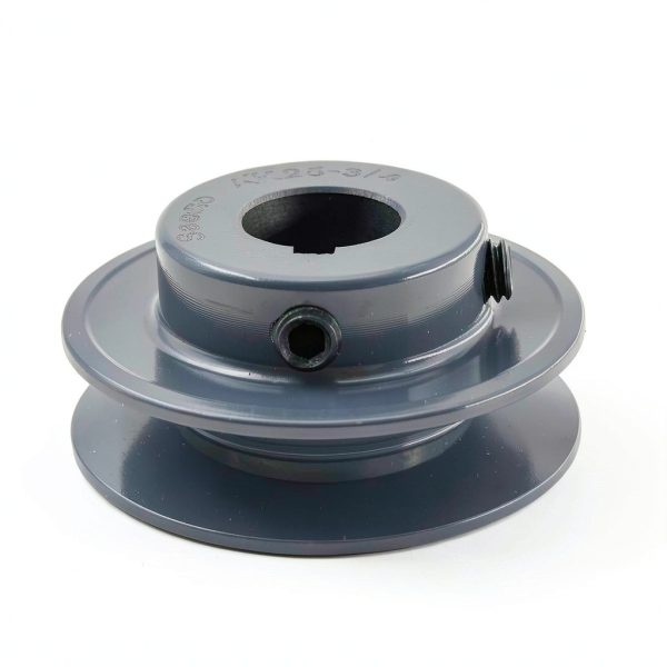 Saelno V-Belt Pulley 2.5 Inch Cast Iron Power Transmission-1