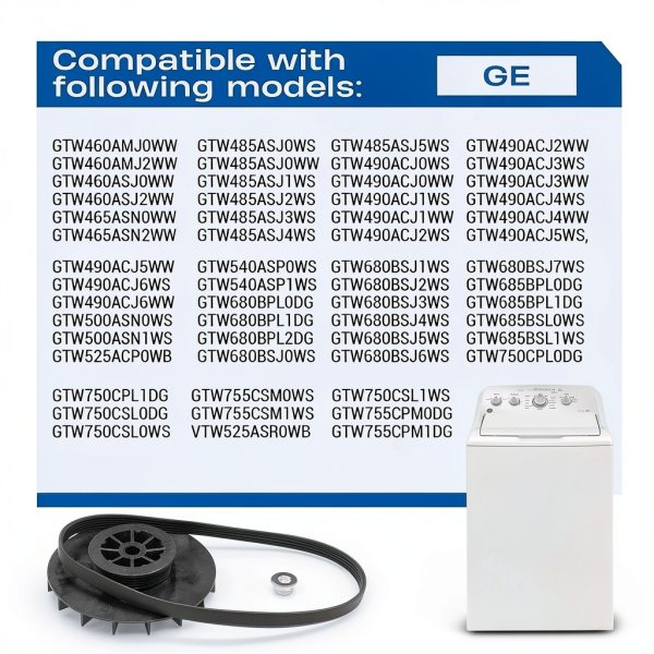 showingo Washer Motor Pulley Durable Replacement GE-3