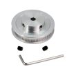 GT2 Timing Pulley Yeebyee Aluminum 80T 6.35mm Bore-5