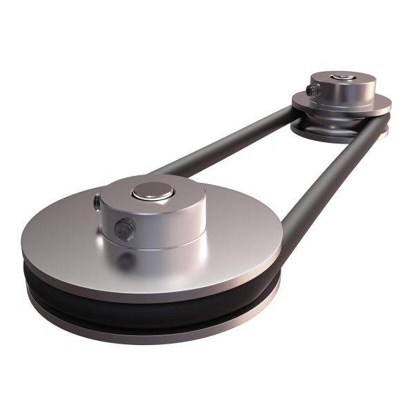 uxcell Aluminum Single Groove Pulley 5mm Bore 16mm OD-5