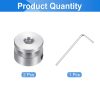uxcell Aluminum Single Groove Pulley 5mm Bore 16mm OD-2