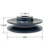 V-Belt Pulley CMFG Cast Iron 3.95in 1 Groove-4
