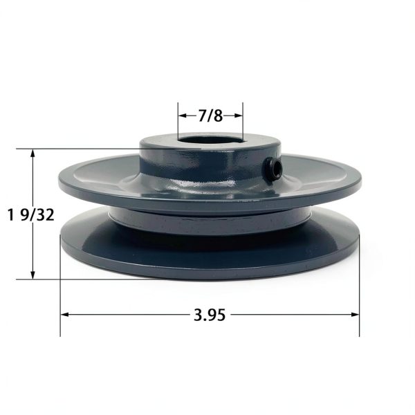 V-Belt Pulley CMFG Cast Iron 3.95in 1 Groove-4