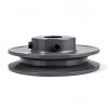 QWORK Cast Iron V-Belt Pulley 3.75 Inch Fixed Bore-2