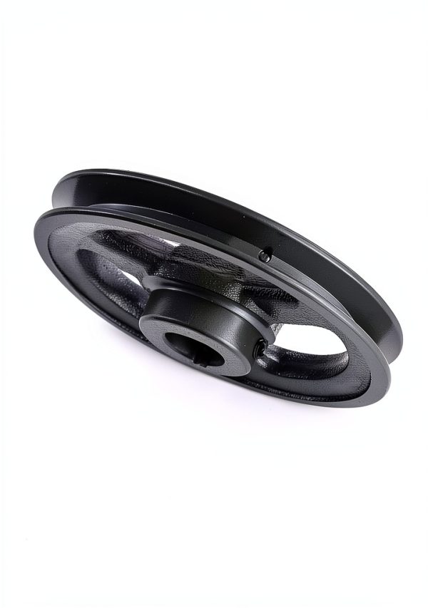 QWORK V-Belt Pulley Cast Iron Fixed Bore Industrial Use-3