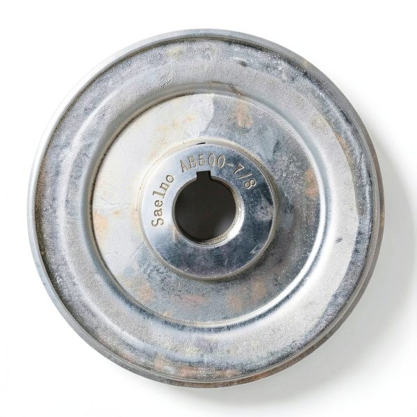 Saelno V-Belt Pulley 5 Inch Steel Zinc Plated Power-4