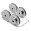 Yeebyee GT2 Timing Pulley Aluminum 60T 6.35mm Bore-0