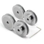 Yeebyee GT2 Timing Pulley Aluminum 60T 6.35mm Bore-0