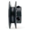 Saelno V-Belt Pulley 2.5 Inch Cast Iron Power Transmission-2