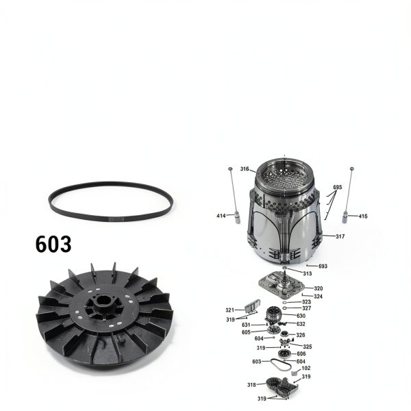showingo Washer Motor Pulley Durable Replacement GE-2