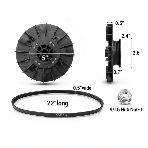 showingo Washer Motor Pulley Durable Replacement GE-1