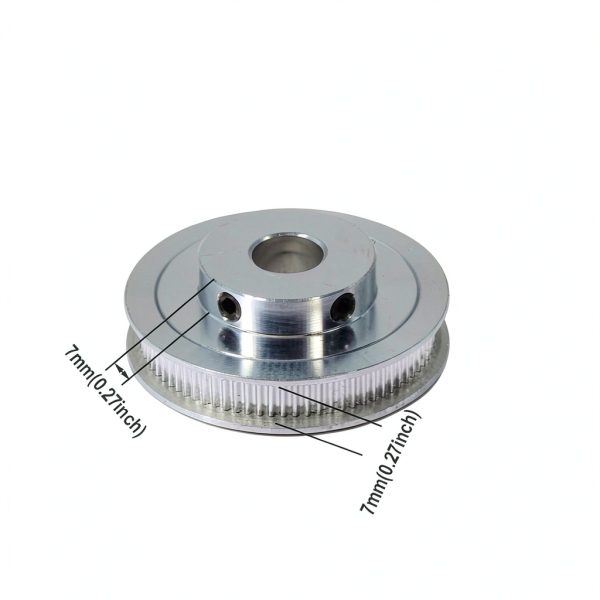 GT2 Timing Pulley Yeebyee Aluminum 80T 12mm Bore-2