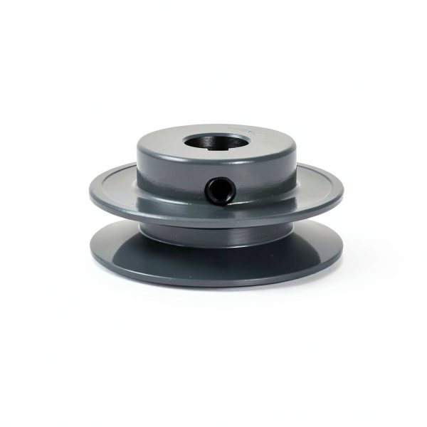 QWORK V-Belt Pulley Cast Iron Fixed Bore 5/8 Inch Shaft-1