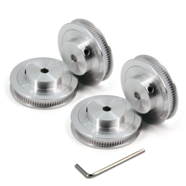 GT2 Timing Pulley Yeebyee Aluminum 80T 6.35mm Bore-2