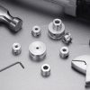 uxcell Aluminum Single Groove Pulley 5mm Bore 16mm OD-4