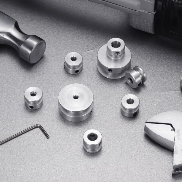 uxcell Aluminum Single Groove Pulley 5mm Bore 16mm OD-4